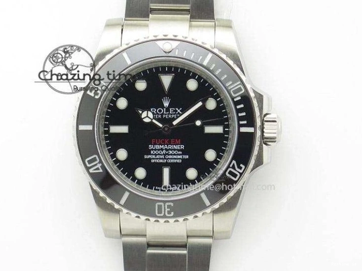 0109 Day Date 40mm SS BP Maker Best Edition Diamond Bezel Black Dial On SS Bracelet ETA Unique 3693